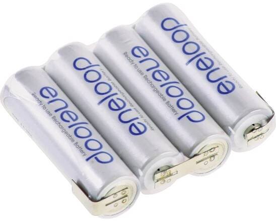 Baterie Sanyo Eneloop AA 2000mAh HR 3UTGBHR 3UTGB, BK-3MCCE - 4,8V - páskové vývody