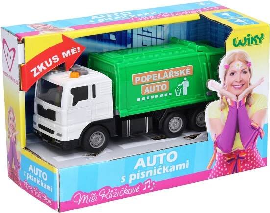 Wiky Auto popelářské s efekty 17 cm Míša Růžičková