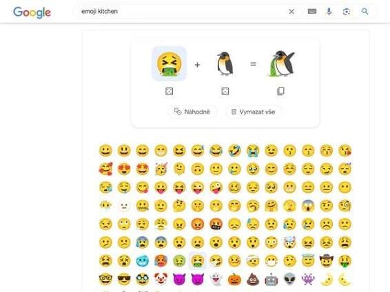 Prasopes a zvracející tučňák. Google otevřel kuchyňku, ve které uvaříte smajlíky podle nejdivočejší fantazie – Živě.cz