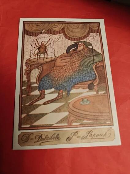 Ilustrace Adolf Born / pozdrav zasílá Albatros