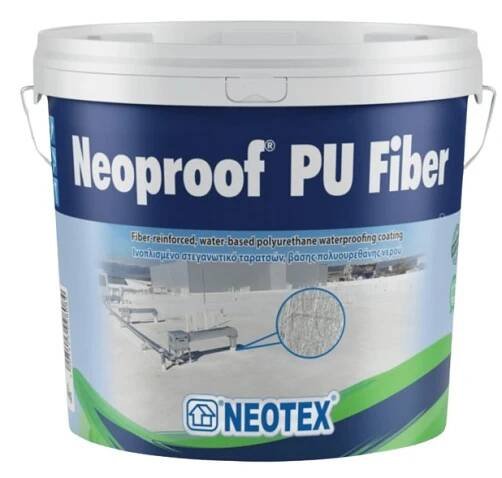Neoproof PU Fiber - polyuretanový hydroizolační nátěr s vlákny