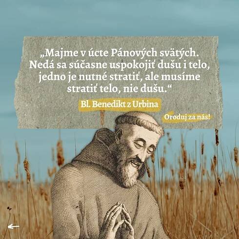 Bl. Benedikta z Urbina, kňaza, člena 1. rádu | Františkáni