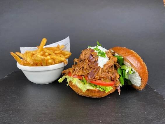 Rib's BBQ Burger Menu