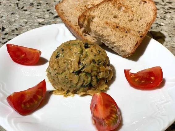 Recept na zdravý cuketový "tatarák"