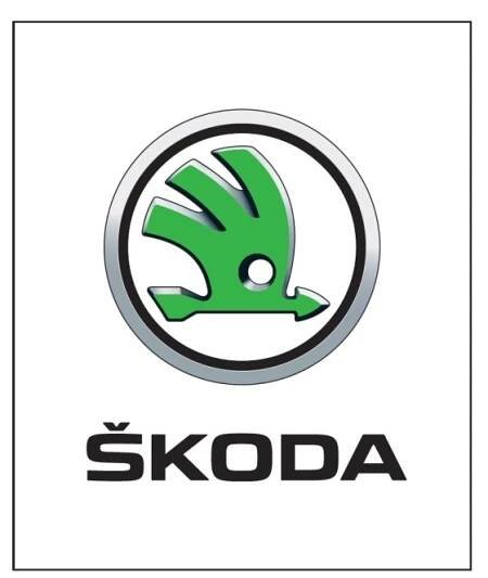 Originální samolepící logo Škoda 15 cm