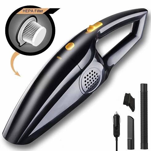 Amiciauto 12V/120W High Power Wet/Dry Car Vacuum Cleaner: