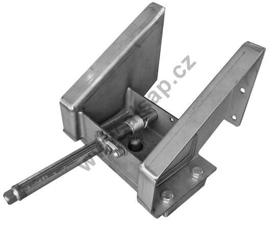 Držák rezervy 10 děr, rozteč 335mm, ocel/šedý lak (2)