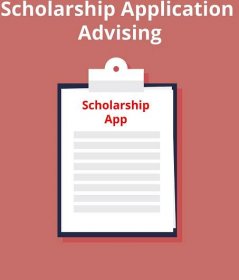Scholarship Advising - Edits for 1 scholarship