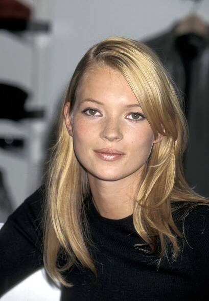 Kate Moss '90s bangs