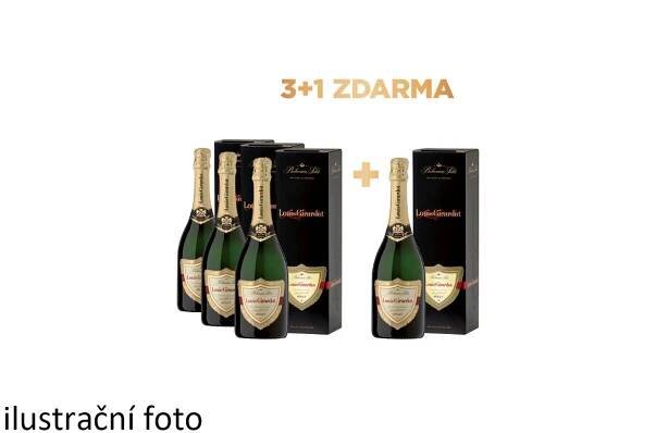 Louis Girardot brut, dárkové balení 3+1 ZDARMA