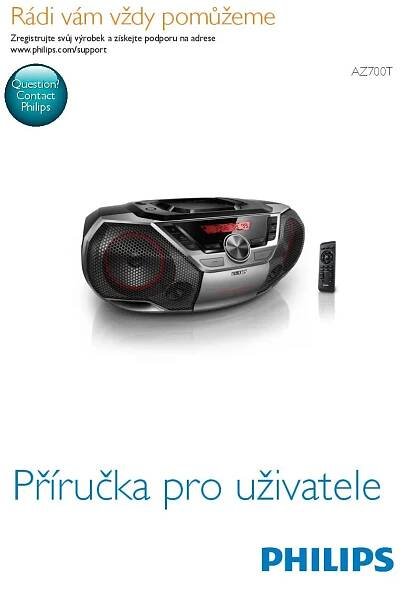 Uživatelská příručka Philips AZ700T - Zbozi.cz