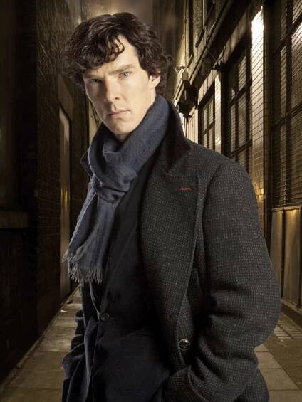Benedict Cumberbatch as Sherlock Holmes in 'Sherlock'