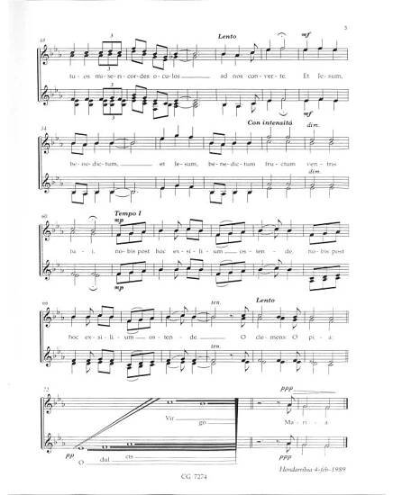 Salve Regina - pro sbor SSAA a Cappella
