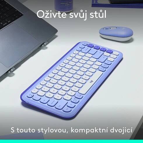 Logitech Pop Icon Combo, Lilac - US INTL