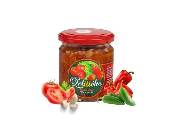 Zeličko Fermentovaná salsa Roja 350 g