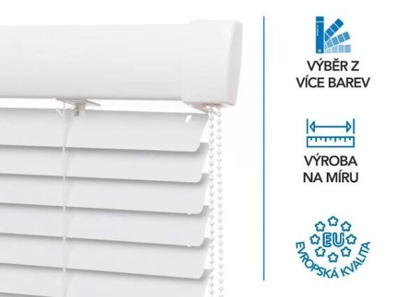 Vnitřní žaluzie na okna OPTIMAL | 25mm lamely