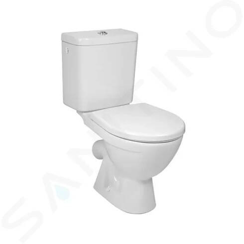 Jika Lyra plus WC kombi, šikmý odpad, Dual Flush, bílá, H8263840002413