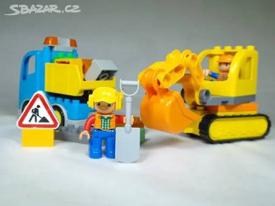 LEGO DUPLO 10812 pásový bagr a náklaďák