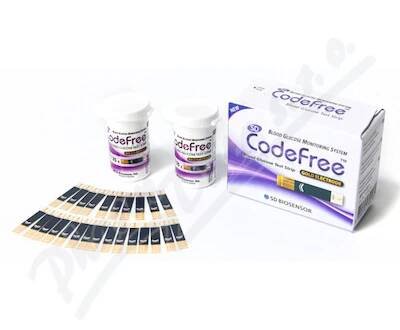 Proužky diagnostické SD CODEFREE 2x25ks