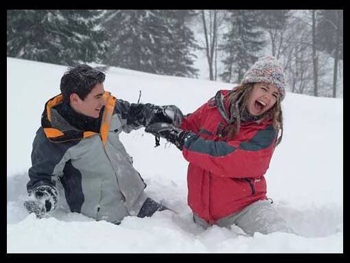 Snowboarďáci fotka