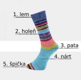 Návod na pletení ponožek na 5 jehlicích: 3. krok pata | NožkyDoPonožky