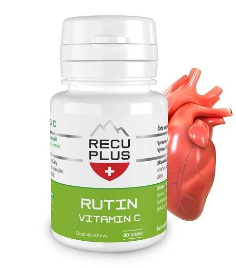 RECUPLUS Rutin + vitamin C, 90 tablet - Velký Košík