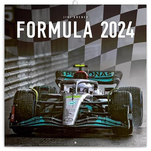 Poznámkový kalendář Formule 2024 - nástěnný kalendář (Jiří Křenek)