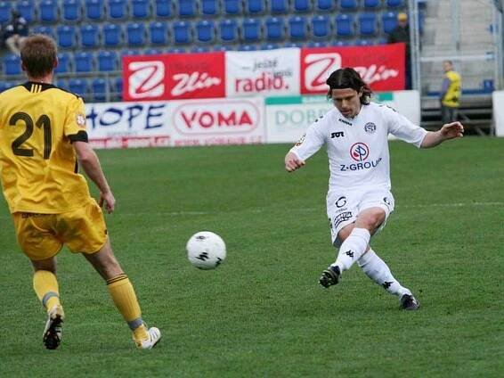 Tomáš Abrahám v dresu Slovácka.