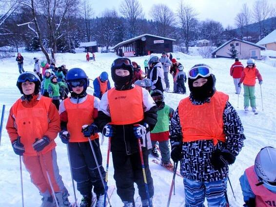 FOTO: Lyžařské závody ve Ski areálu Merklín