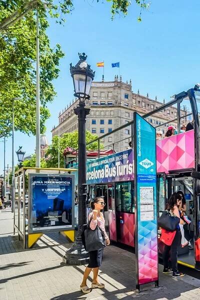 Barcelona: Prohlídka města autobusem Hop-On Hop-Off