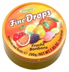 Woogie Fine Drops ovocná zmes 200g