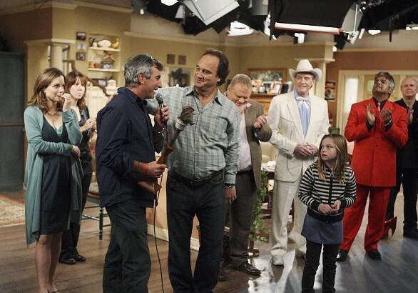 Kimberly Williams-Paisley, Jim Belushi, Larry Joe Campbell, Lee Majors, Erik Estrada - Svět podle Jima - Nebesa proti pek - Z natáčení