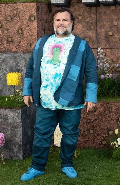 Jack Black attends the World Premiere of "A Minecraft Movie" at the Cineworld Leicester Square on March 30, 2025 in London, England.