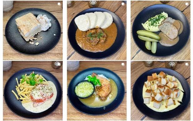 obědové menu v restauraci Panský pivovar Holešov