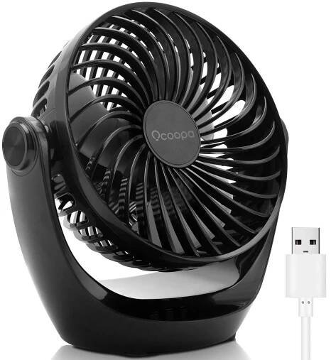 Malý stolní ventilátor OCOOPA s USB