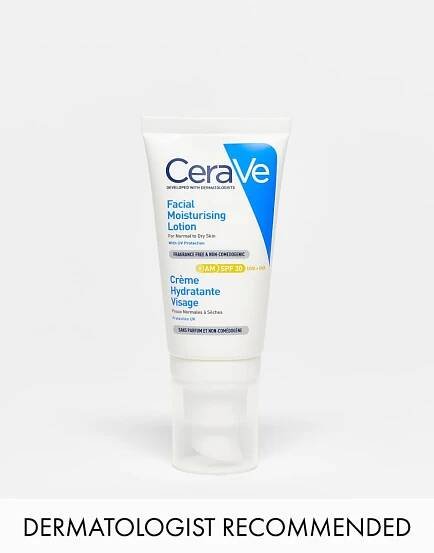 CeraVe AM Facial Moisturising Lotion SPF30 with Ceramides for Normal to Dry Skin 52ml - view 1