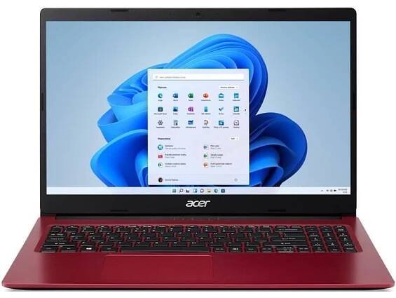 Ntb Acer Aspire 3 (A315-34-P16A) Pentium Silver N5030, 15.6", 1920 x 1080 (FHD), RAM 8GB, SSD 256GB, Intel UHD Graphics , Microsoft Windows 11 Home  - červený