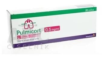 PULMICORT 0,5 MG/ML  20X2ML/1MG Suspenze k inhal.