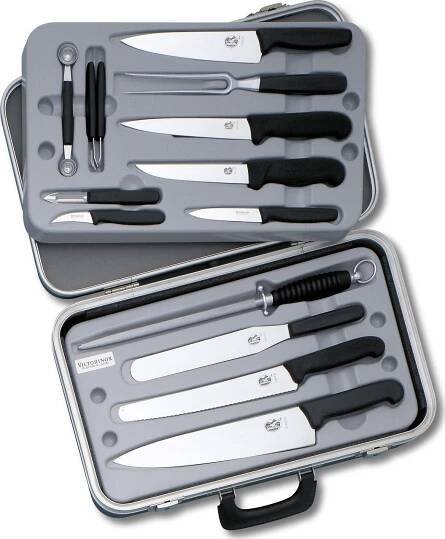 Victorinox Fibrox sada nožů 14 ks černý kufr od 9 488 Kč