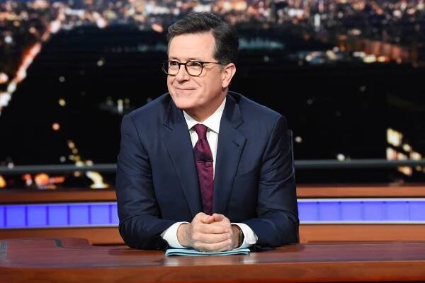 Stephen Colbert on The Late Show.