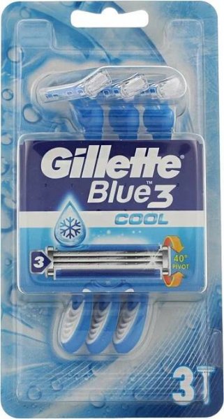 Gillette Blue3 Cool 3 ks