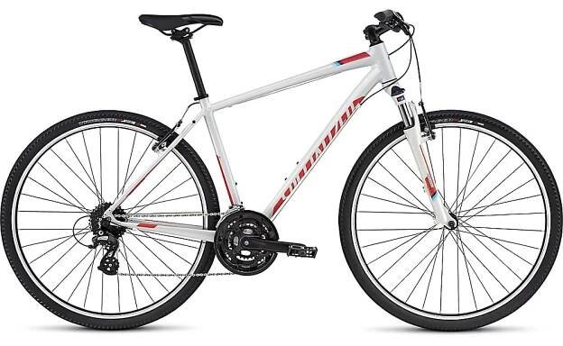 Trekingové kolo Specialized Crosstrail – White/Red/Cyan