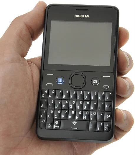 Nokia Asha 210 černá Dual SIM