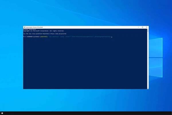 powershell get windows key