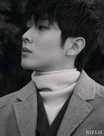 South Korean Actor Choi Woo Shik Radiates in a Close-up Shot Wallpaper