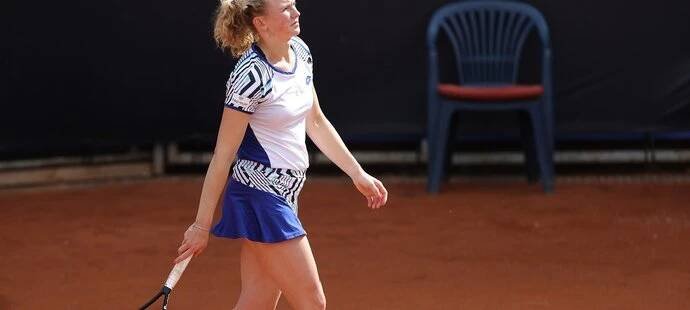 Kateřina Siniaková při drtivé porážce