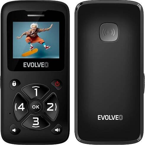 EVOLVEO EasyPhone ID 32 MB černý od 578 Kč