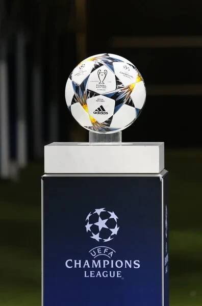 Liga mistrů UEFA: Šachtar Doněck v. Roma — Stock obrázek
