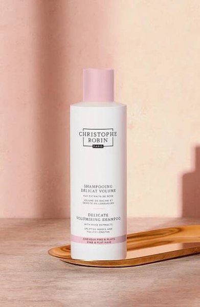 Christophe Robin Delicate Volumizing Shampoo with Rose Extracts, Alternate, color, 