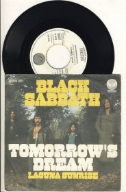 7"SP singl BLACK SABBATH - Tomorrows Dream+1,OZZY,vinyl,1972, RARE